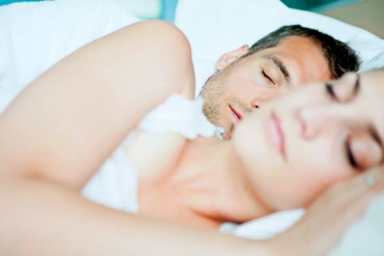 Couple in bed
