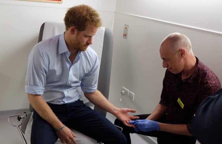 Prince Harry broadcast his test experience to the Royal Family Facebook page